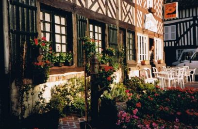 Vue du village de Beuvron